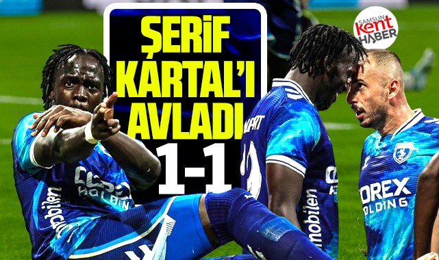 Süper Lig'de Beşiktaş ile Samsunspor maçı 1-1 berabere bitti