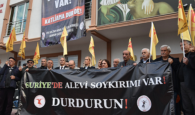 PSKAD Samsun Şubesi Suriye'de Alevi soykırımının durdurulmasını istedi