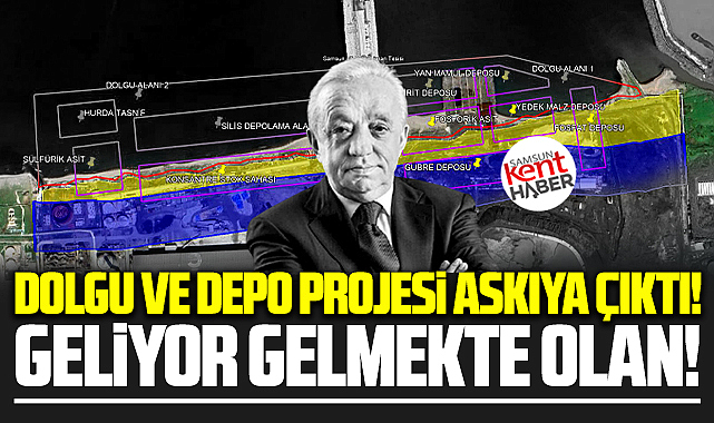 Samsun'a geliyor gelmekte olan! Cengiz'in depoları askıya çıktı!