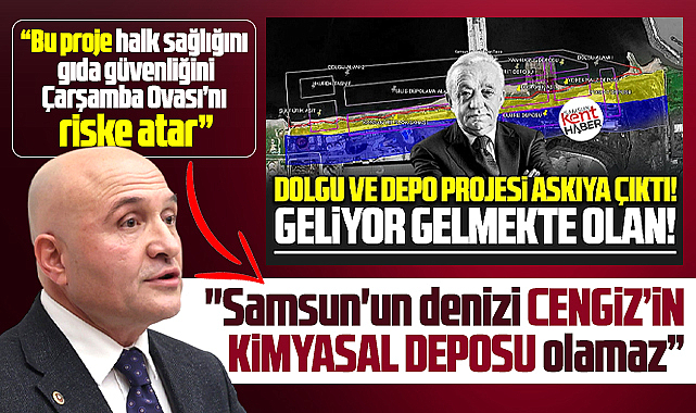 Samsun'un denizi Cengiz'in kimyasal deposu olamaz!