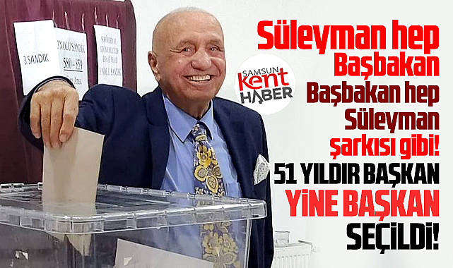 Bafra Şoförler Odası'na 51 yıldır başkan olan Genççakır yeniden seçildi