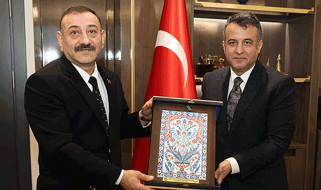 Metin Sinecek ve yönetim kurulu Halit Doğan'ı ziyaret etti