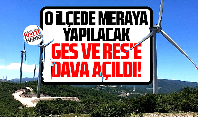 Samsun'da o ilçede meraya yapılacak GES ve RES'e dava açıldı