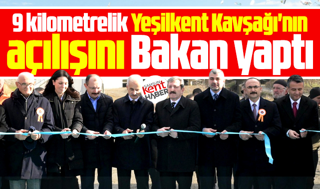 Samsun'da Yeşilkent Kavşağı'nın açılışını Bakan Uraloğlu gerçekleştirdi