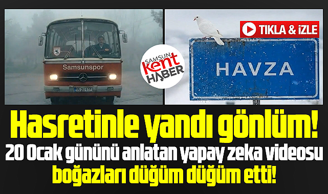 Samsunspor'un matem günü! 20 Ocak yapay zeka videosu ağlattı!
