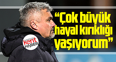 Reis'den Trabzonspor mağlubiyeti açıklaması! Hayal kırıklığı yaşıyorum