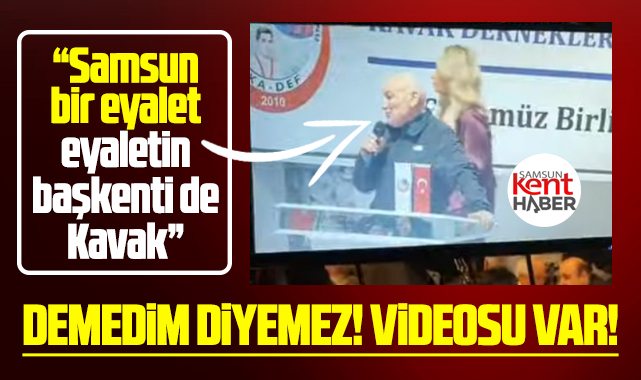 Samsun'u eyalet, eyaletin başkentini ise Kavak ilçesi ilan etti!
