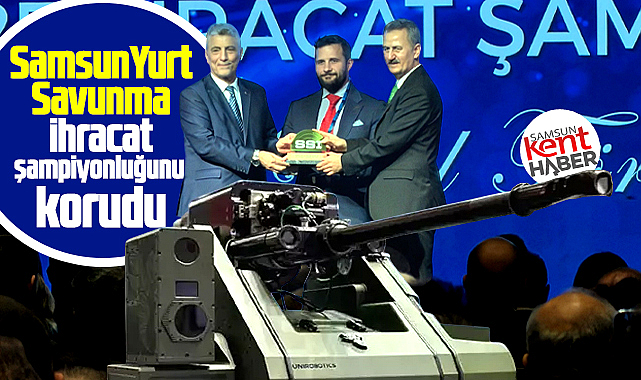 Samsun Yurt Savunma Antalya'da düzenlenen konferansta ödül aldı