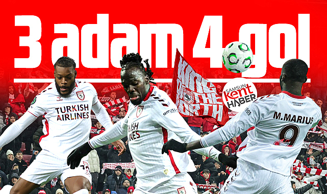 Samsunspor 19 Mayıs Stadında Shkendija takımını 4-0 yendi