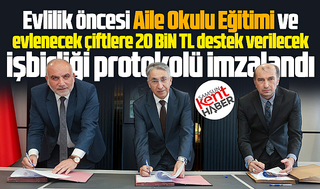 Samsun'da evlenecek çiftler için Aile Okulu projesi hayata geçiyor