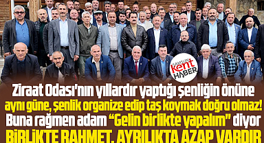 Samsun Ayvacık'ta şenlik krizi! Ziraat Odasından birlikte yapalım çağrısı!
