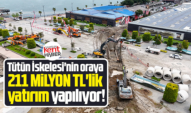 Samsun'a SASKİ 211 milyon TL yatırım ile Atık Su Kollektör Hattı yapıyor