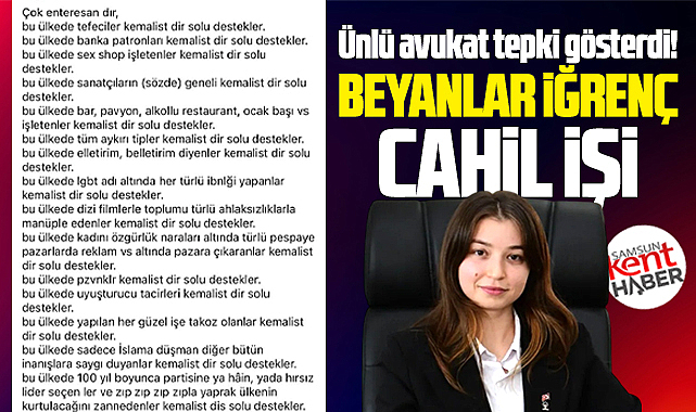 Samsun'da Rümeysa Eker'e Mücahit Birinci'de tepki gösterdi! Beyanlar iğrenç