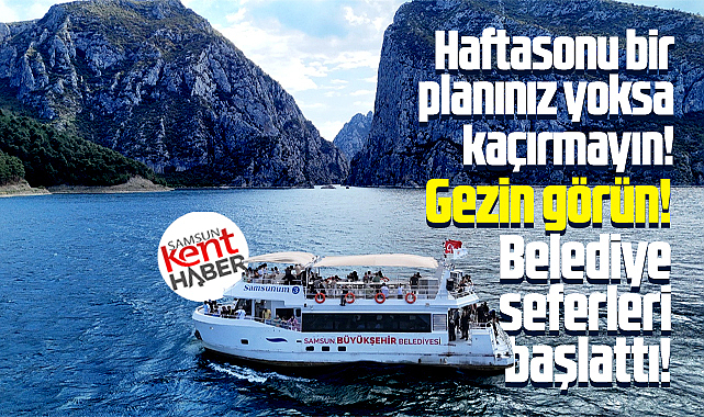 Samsun'da, SBB'nin Odak Samsun seferleri haftasonu yeniden başlıyor