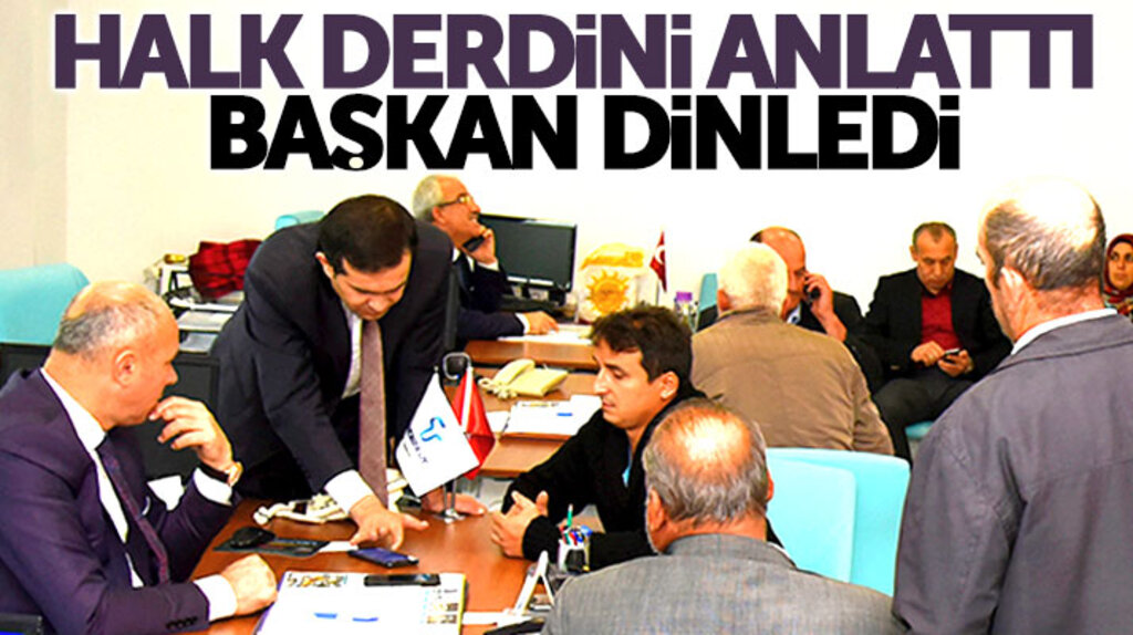 Tekkeköy Belediye Başkanı Hasan Togar, Halk Gününde halkın sorunlarını dinledi