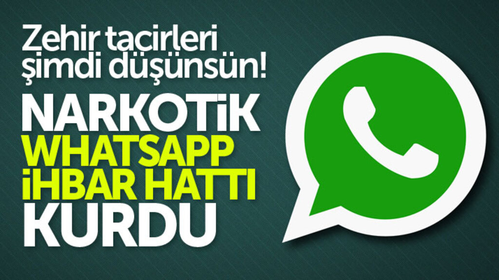 Samsun'da narkotik suçlar için Whatsapp ihbar hattı kuruldu