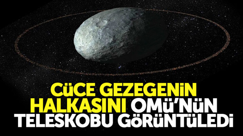Samsun OMÜ'nün teleskobu Cüce Gezegenin halkasını görüntüledi