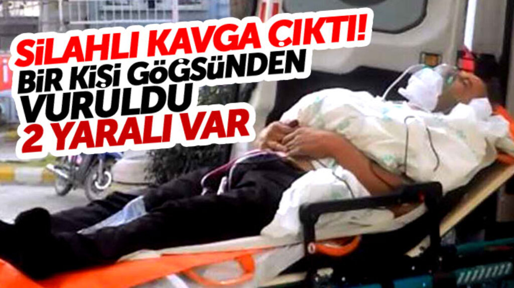 Samsun Vezirköprü'de silahlı kavga çıktı: 1 kişi göğsünden vuruldu 2 yaralı