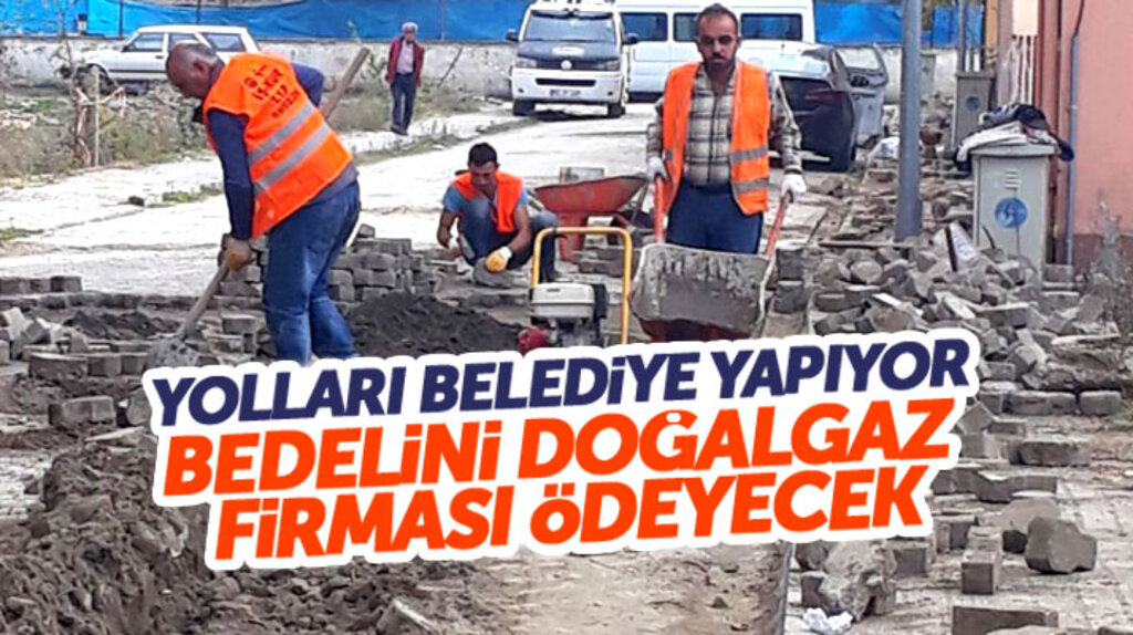 Samsun'un 19 Mayıs ilçesinde bozulan yolları belediye yeniden onarıyor