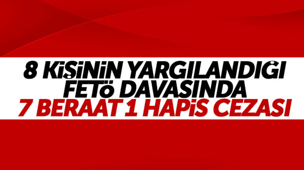 Samsun'da FETÖ davasında 7 kişi beraat etti, 1 kişi hapis cezası aldı