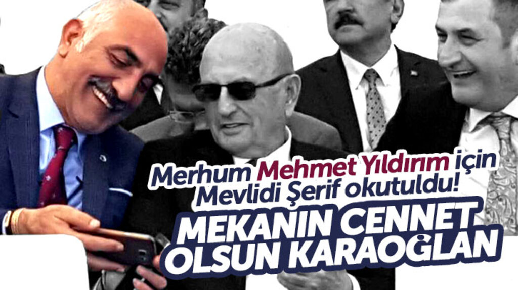 Mehmet Yıldırım için Samsun Büyük Camide mevlidi şerif okutuldu