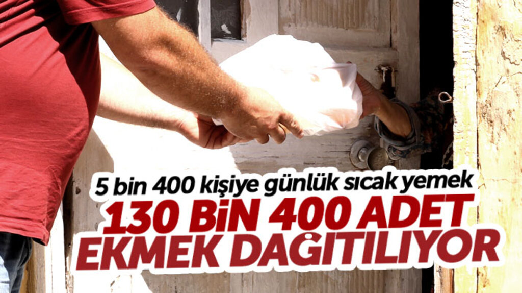 İlkadım Belediyesi yardıma muhtaç kişilere 130 bin 400 adet ekmek dağıtıyor