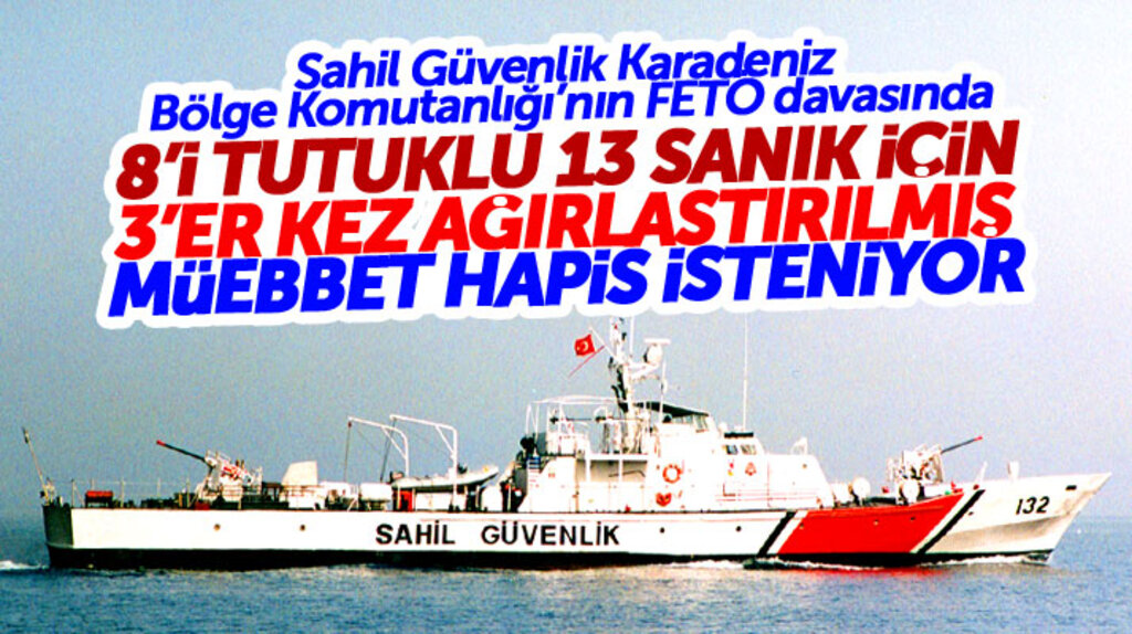 Samsun'da Sahil Güvenlik Komutanlığının FETÖ davası duruşmasına devam edildi