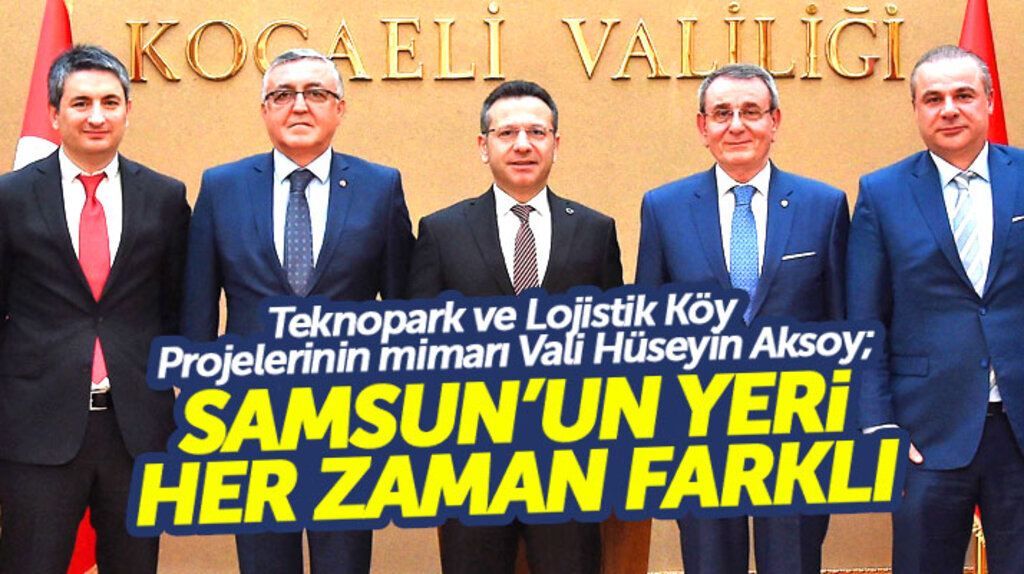 Samsun TSO Yönetimi Samsun eski Valisi Hüseyin Aksoy'u Kocaeli'nde ziyaret etti