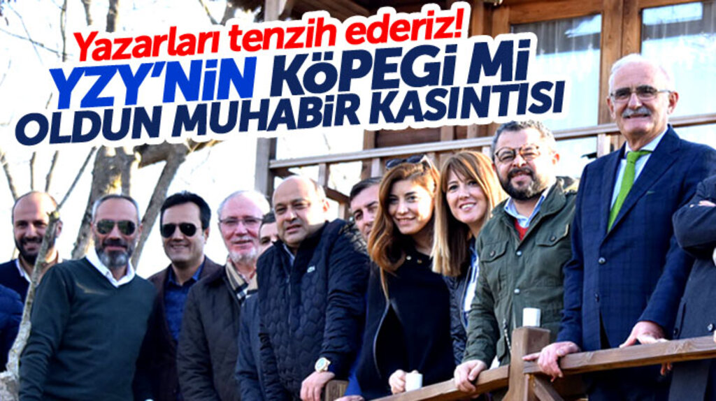 Sabah Gazetesinde o haberleri yapan muhabir Yusuf Ziya Yılmaz ile yan yana poz verdi
