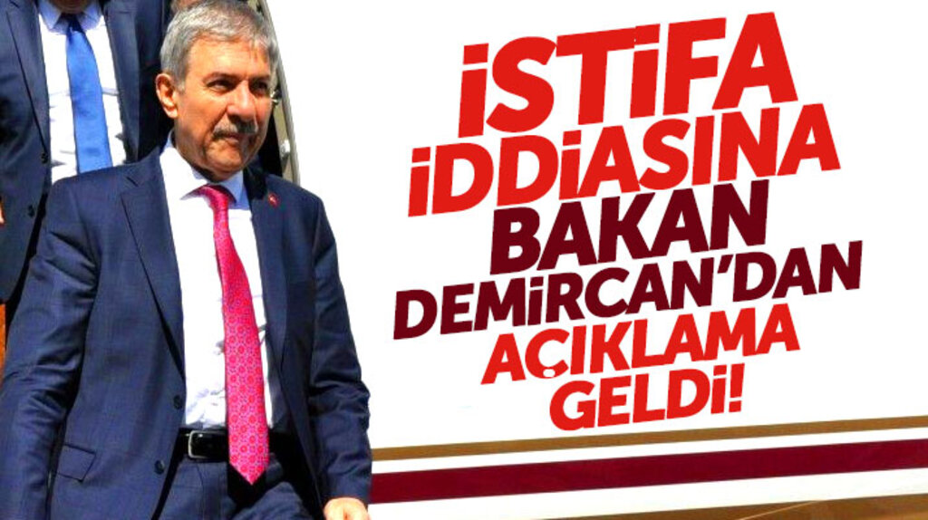 Sağlık Bakanı Ahmet Demircan istifasını sunduğu iddiasına açıklama yaptı 