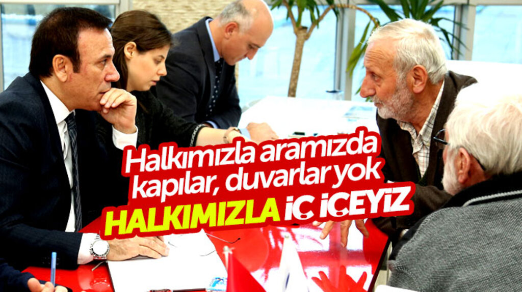 Canik Belediyesi Başkanı Osman Genç: Halkımızla aramızda kapılar, duvarlar yok