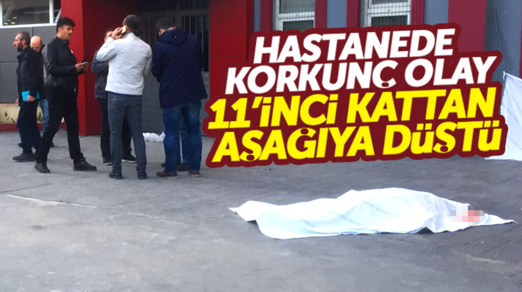 Samsun Gazi Devlet Hastanesinde 11'inci kattan aşağıya düşen adam öldü