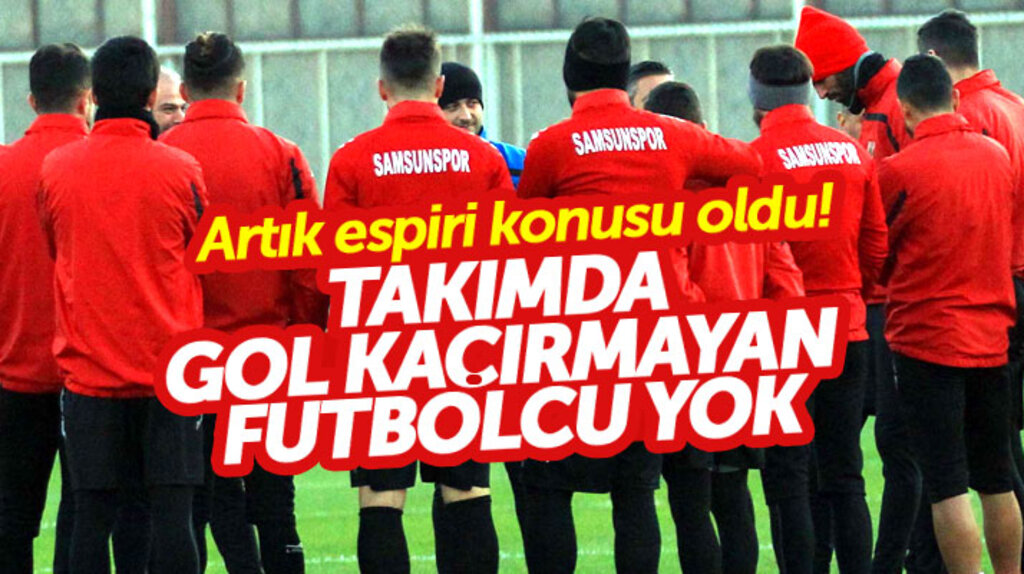 Samsunspor'da gol kaçırmayan futbolcu yok!