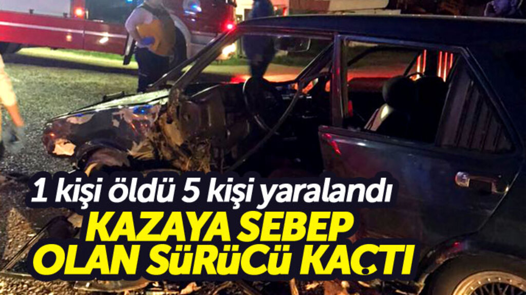 Samsun Bafra'da kamyonetin neden olduğu kazada 1 kişi öldü 5 kişi yaralandı