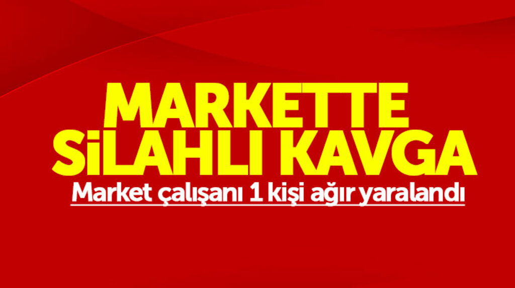 Samsun markette silahlı kavga çıktı, silahla vurulan 1 kişi ağır yaralandı