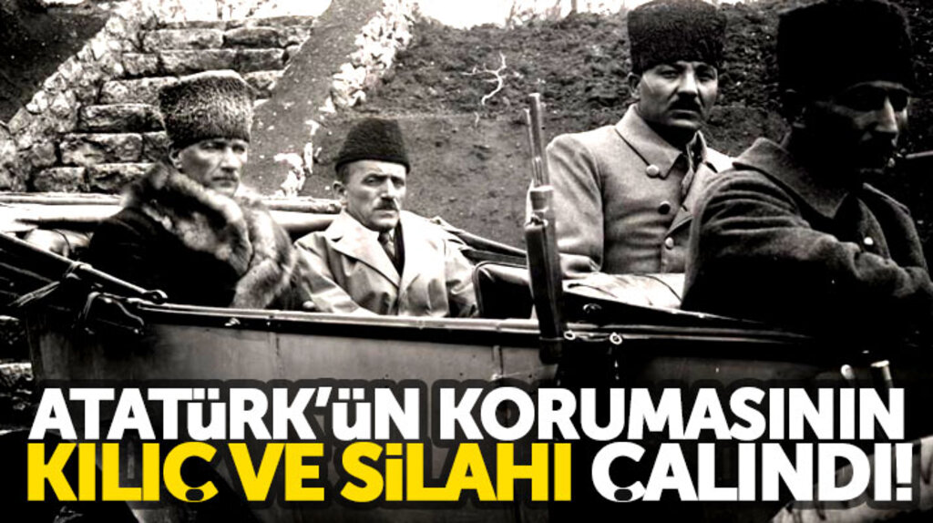Atatürk'ün korumalığını yapan Recep Yemişen'in kılıç ve silahı çalındı