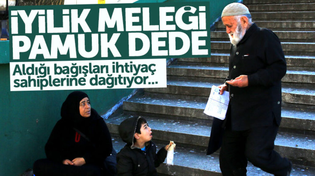 Samsun'un iyilik meleği! Alaçam'da yaşayan Pamuk dede ihtiyaç sahiplerine el uzatıyor