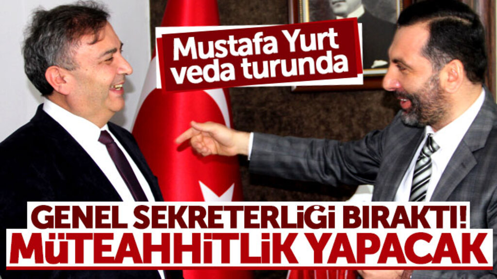 Mustafa Yurt emekliye ayrılıyor artık müteahhitlik yapacak