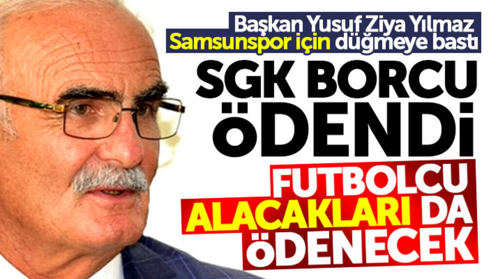 Samsunspor'un SGK'ya olan borcunu Samsun Büyükşehir Belediyesi ödedi