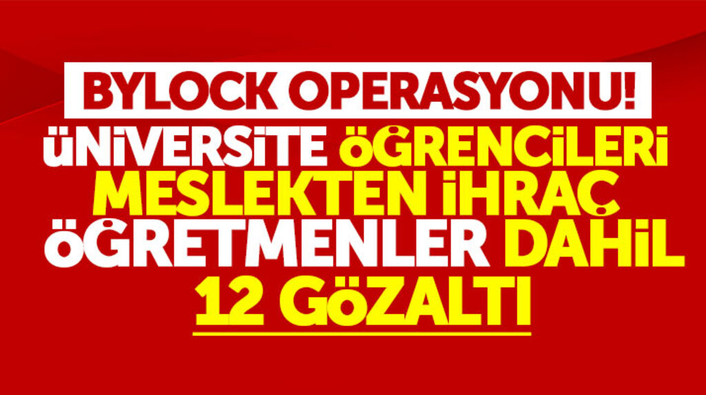 Samsun'da FETÖ operasyonu! Bylock'tan 12 kişi gözaltına alındı