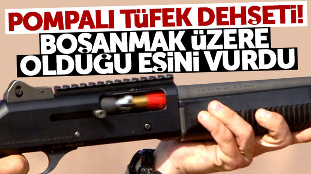 Samsun Bafra'da öfkeli koca ayrılmak üzere olduğu karısını pompalı tüfekle vurdu