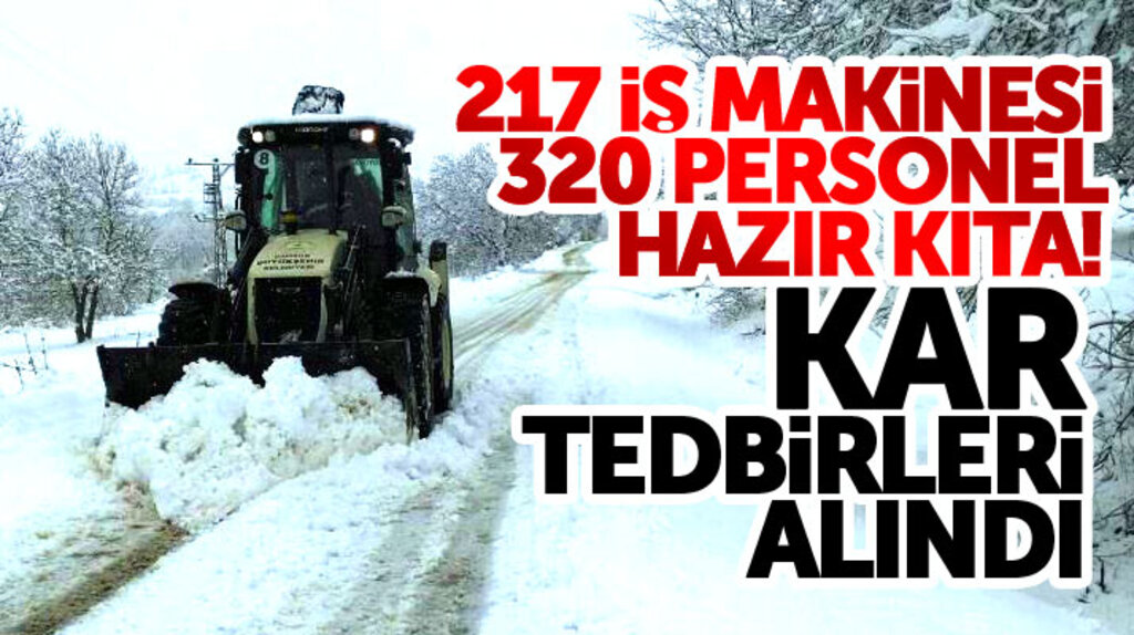 Samsun'da karla mücadele için alınan tedbirler açıklandı 