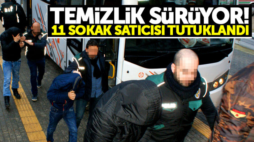 Samsun merkezli uyuşturucu operasyonunda 11 sokak satıcısı tutuklandı