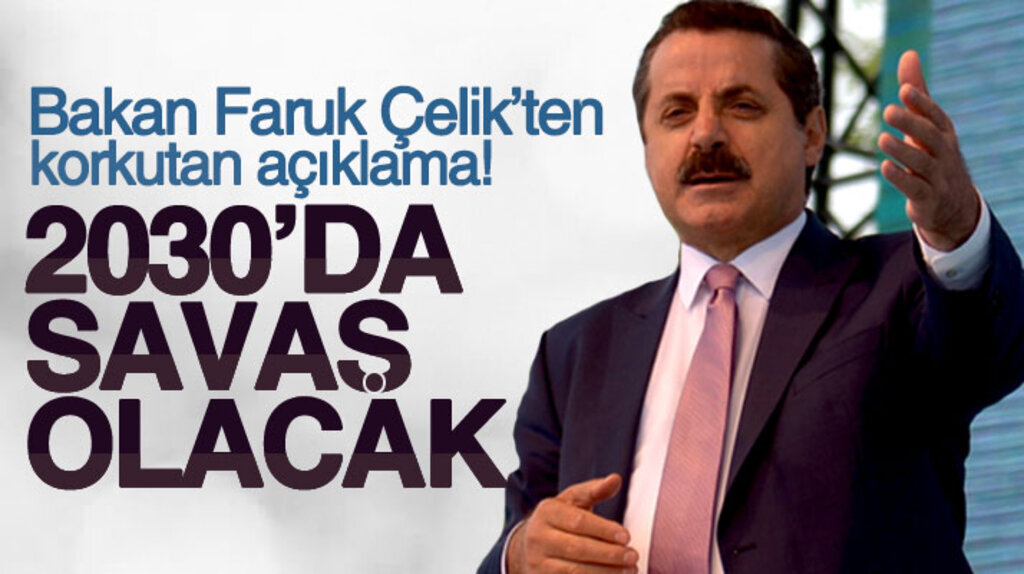 Bakan Faruk Çelik Samsun'da konuştu: 2030'da gıda savaşları olacak