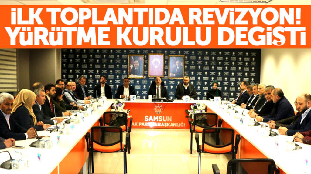 AK Parti Samsun İl Başkanı Karaduman, İl Yürütme Kurulunda revizyon yaptı