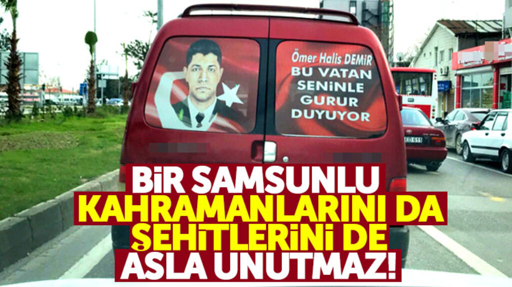 Bir Samsunlu kahramanlarını da, şehitlerini de asla unutmaz!