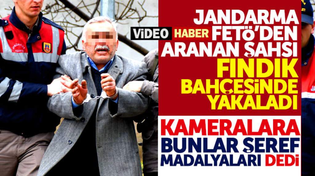 Samsun'da fındık bahçesinde yakalanan FETÖ şüphelisi basın mensuplarına beddua etti