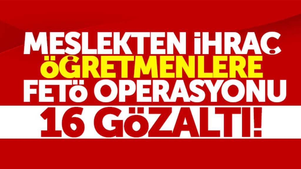 Samsun'da meslekten ihraç öğretmenlere ByLock operasyonu: 16 gözaltı