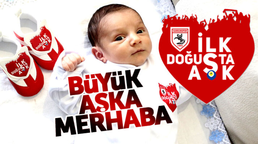 Samsun'un Atakum ilçesinde yeni doğan bebeklere İlk Doğuşta Aşk Samsunspor hediyesi