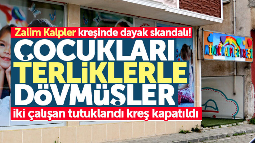 Samsun Çarşamba'da Minik Kalpler Kreşinde çocuklara dayak atan iki kişi tutuklandı